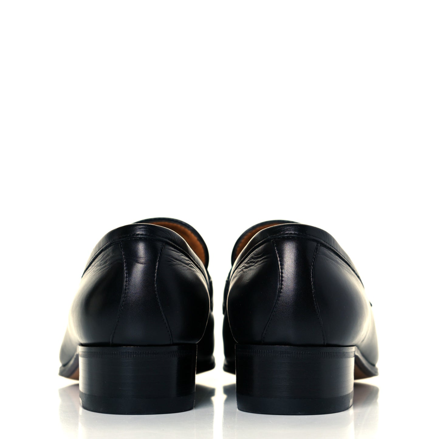 Calfskin Web Interlocking G Tassel Loafers 38.5 Black