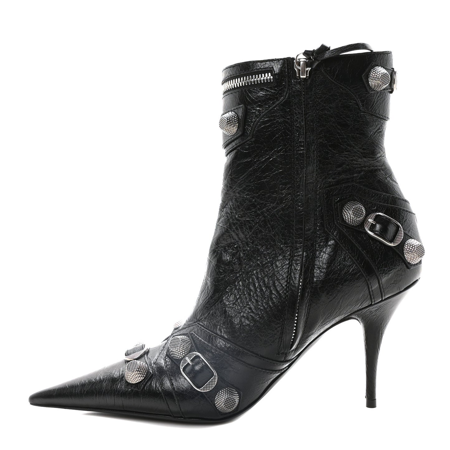 Agneau Arena Cagole 90mm Ankle Boots 39 Black