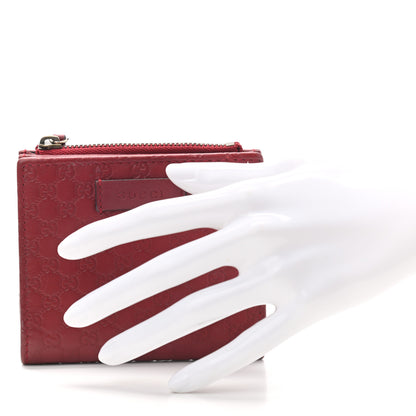 Gucci Microguccissima Bi-Fold Wallet Red 2 of 6