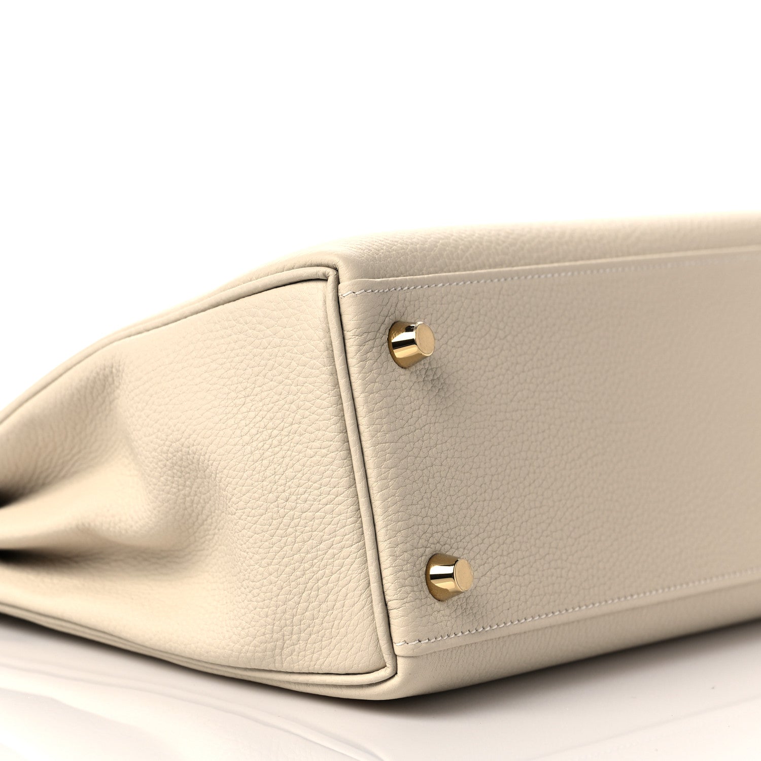Hermes Togo Kelly Retourne 25 Craie 12 of 14