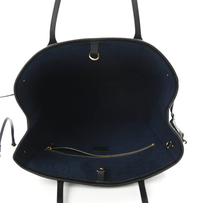 Louis Vuitton Empreinte Monogram Giant Neverfull MM Black 6 of 10
