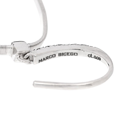 Marco Bicego 18K White Gold Diamond Marrakech Drop Earrings 4 of 4