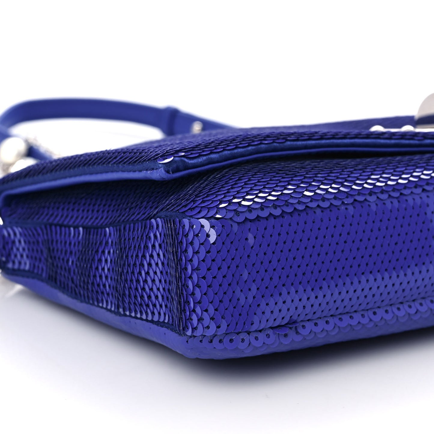 Paillettes Crystal Sequin Flap Blue