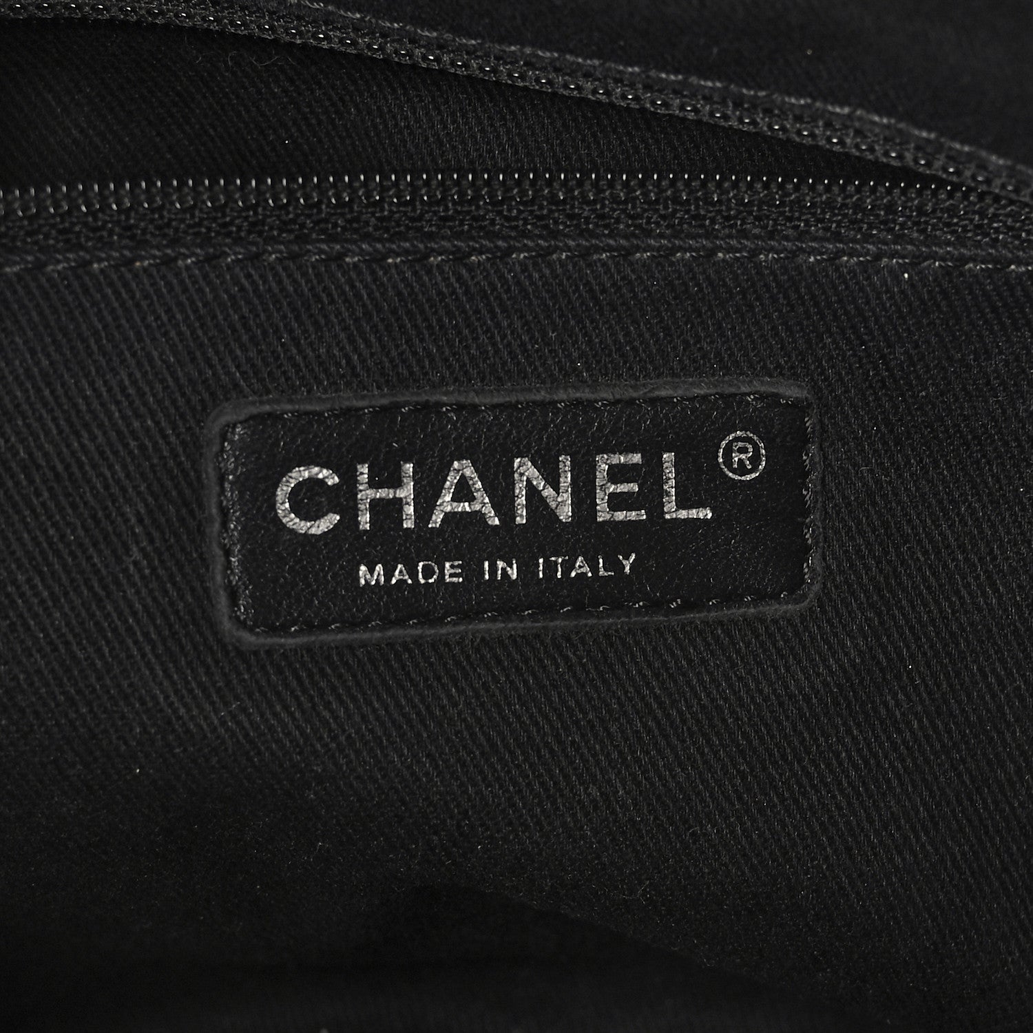 Chanel Caviar Quilted CC Timeless Soft Tote Black 7 of 10