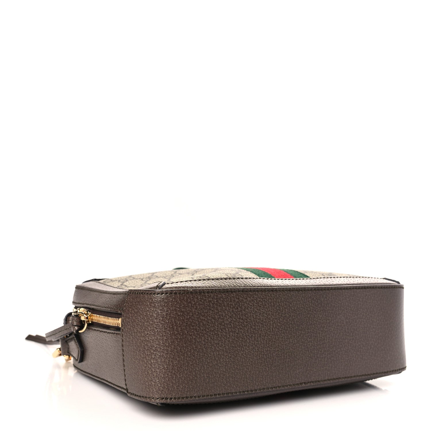 Gucci GG Supreme Monogram Web Small Ophidia Top Handle Shoulder Bag Brown 4 of 9