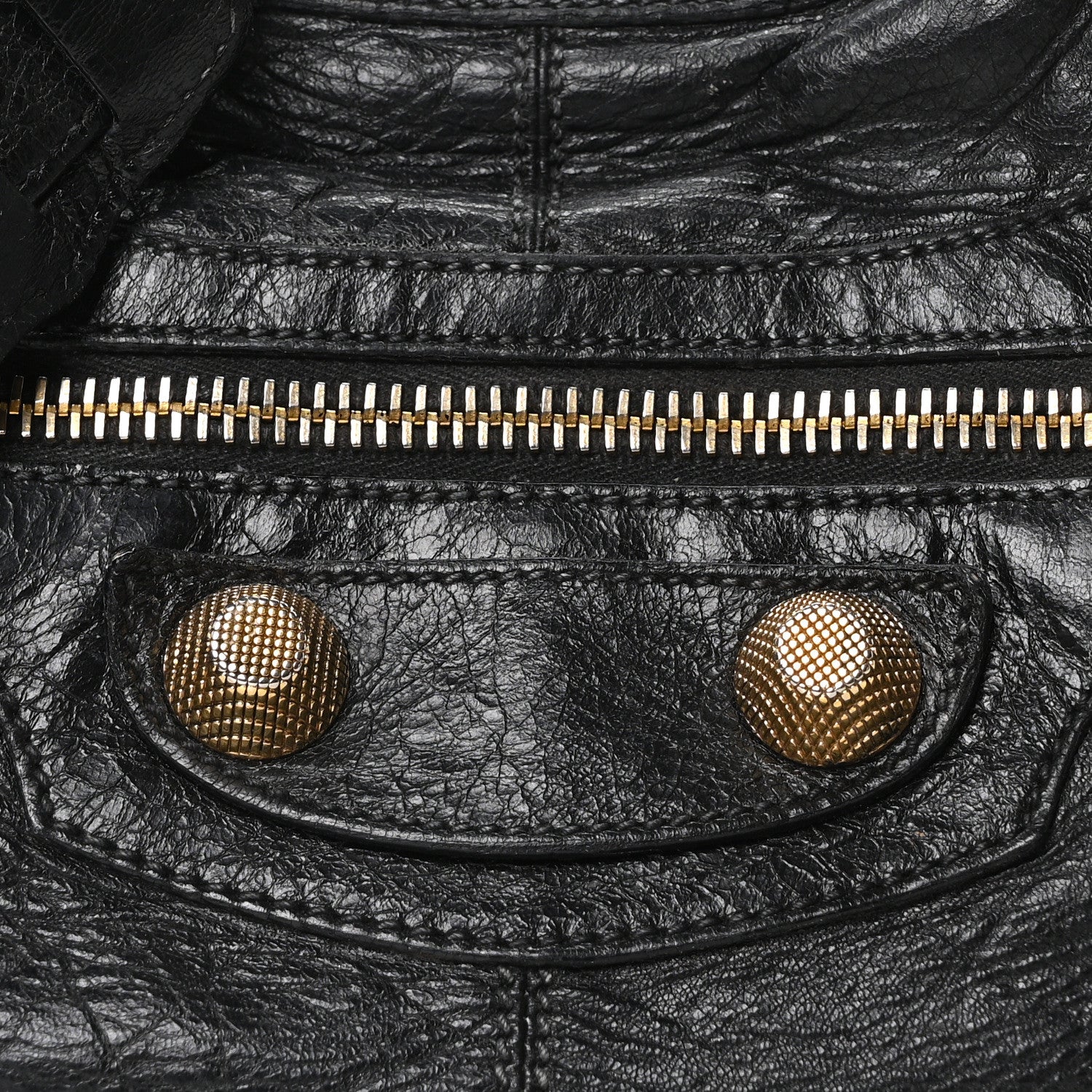 Balenciaga Agneau Giant 21 Gold Hardware Part Time Black 8 of 10