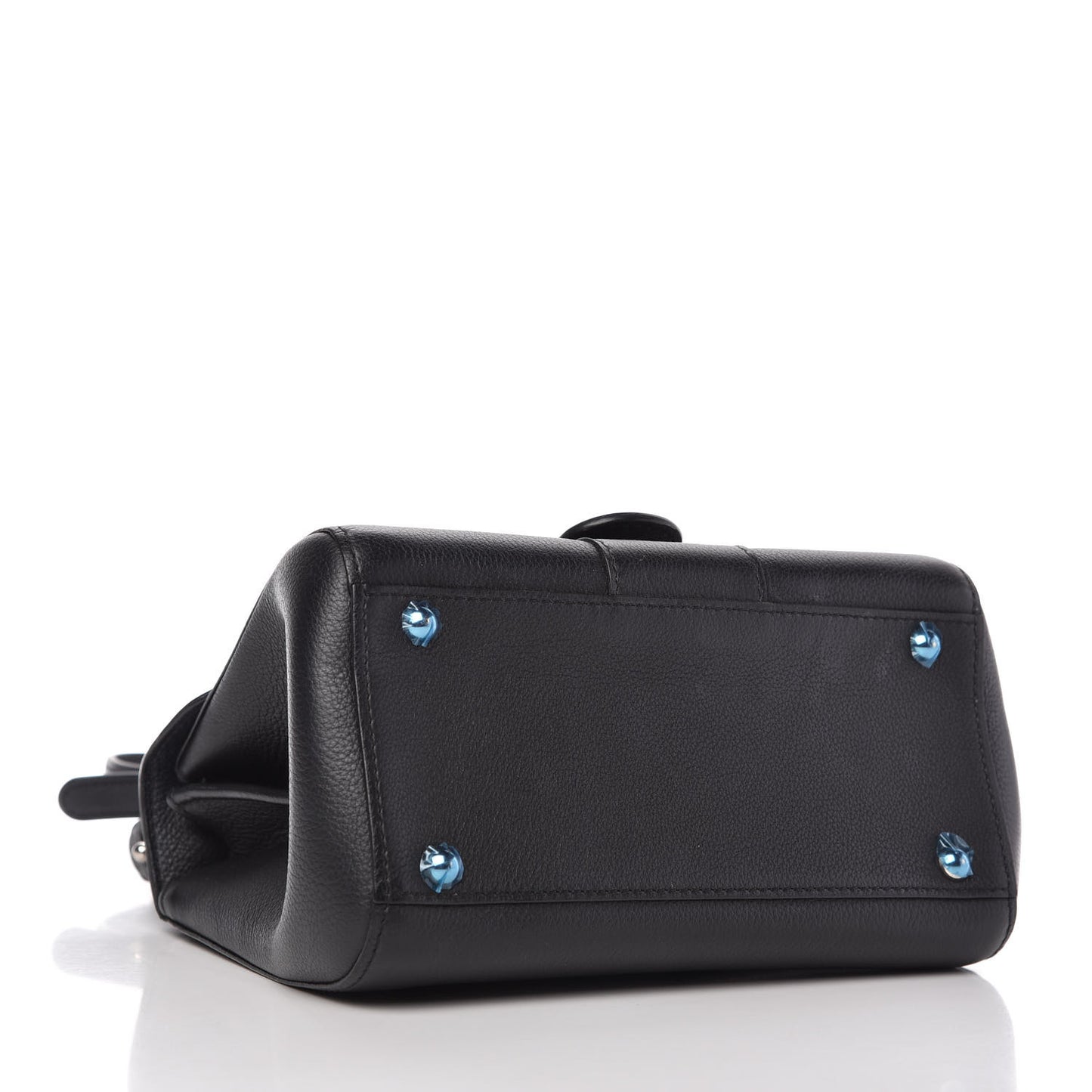 Calfskin Mini Brillant Satchel Black