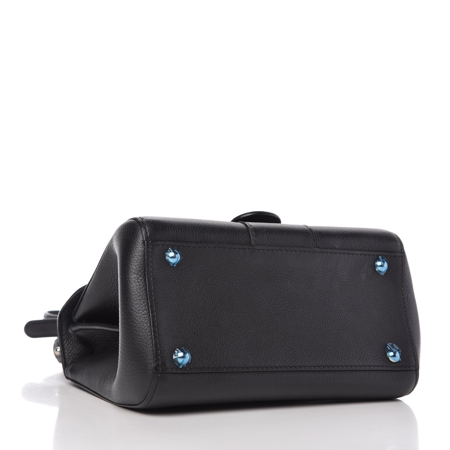 Delvaux Calfskin Mini Brillant Satchel Black 5 of 9