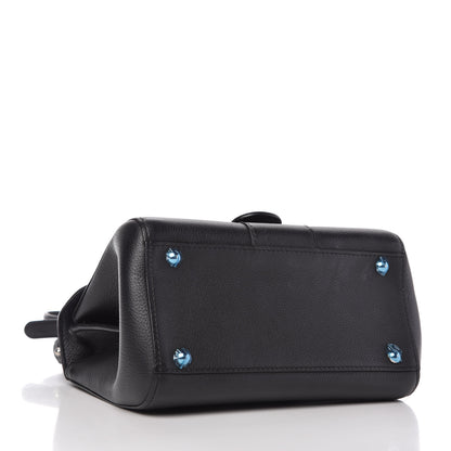 Delvaux Calfskin Mini Brillant Satchel Black 5 of 9