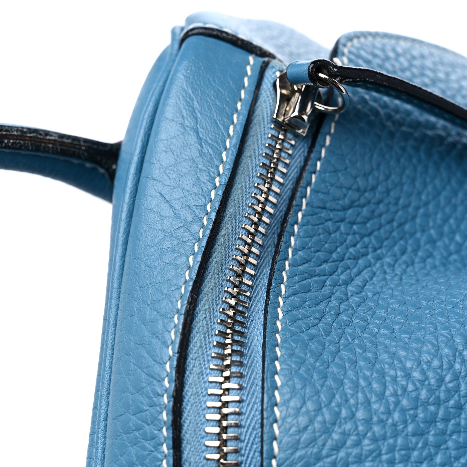 Hermes Taurillon Clemence Lindy 34 Bleu Jean 18 of 21