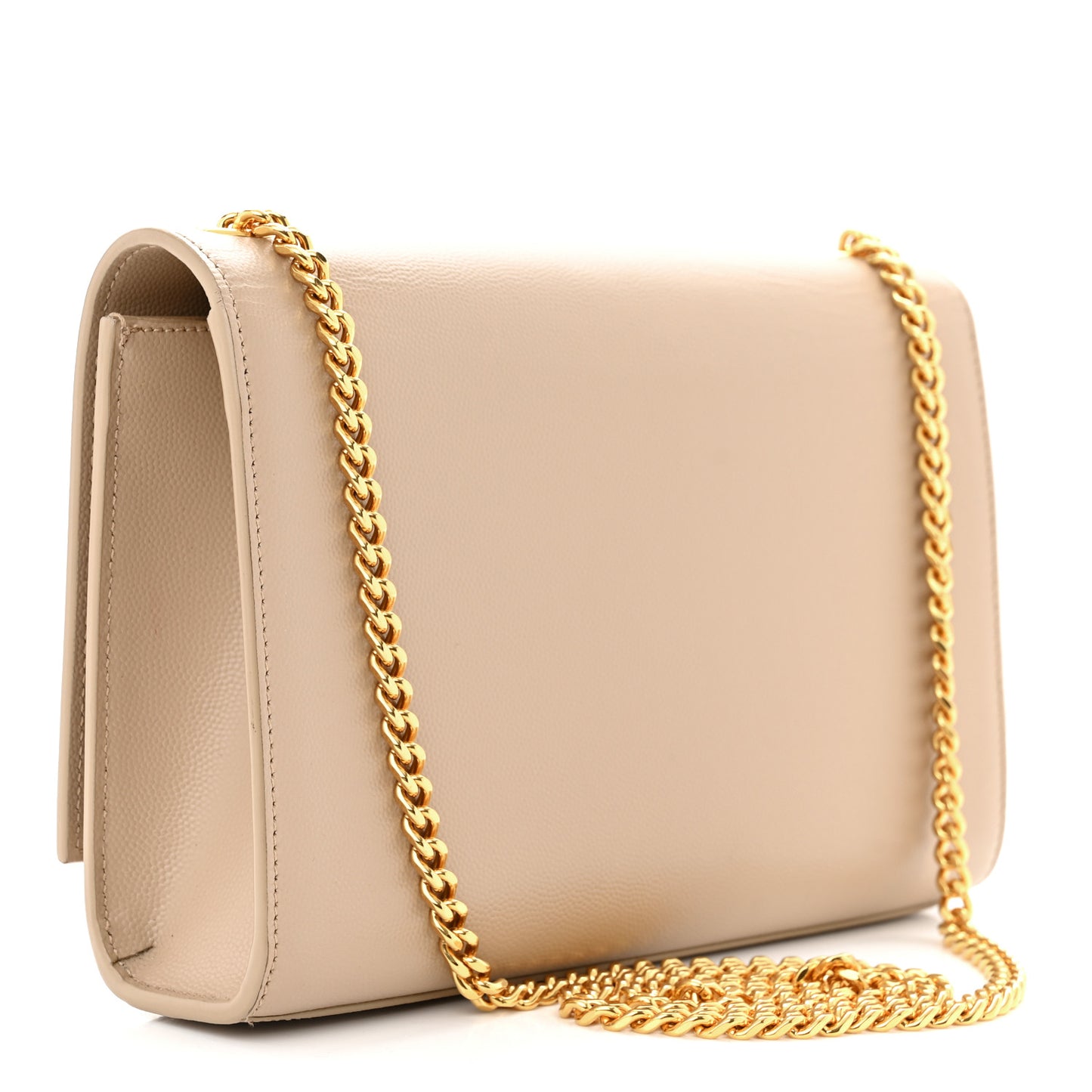 Grain De Poudre Medium Monogram Kate Satchel Dark Beige