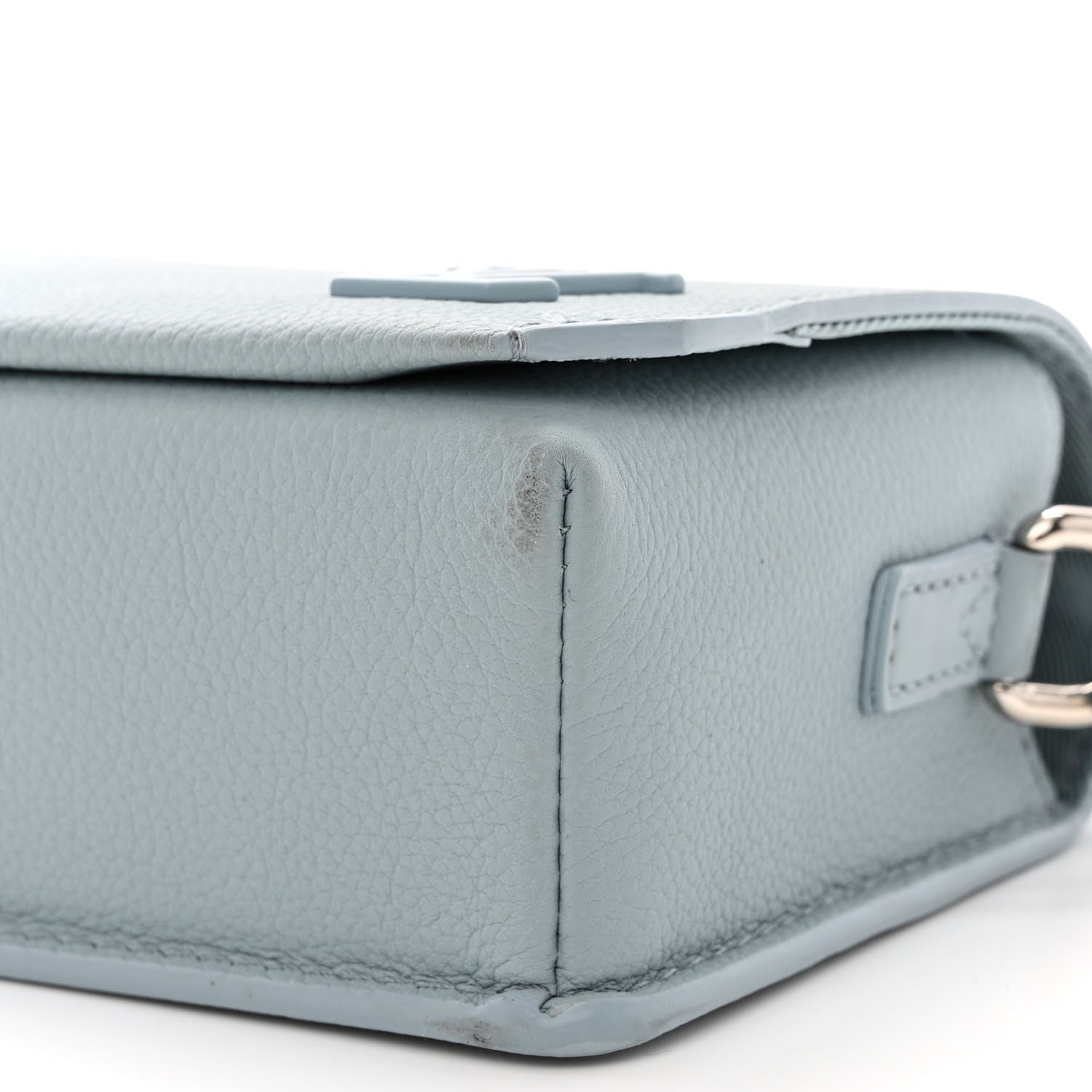 Louis Vuitton Calfskin Aerogram Fastline Wearable Wallet Cloud Blue 9 of 10