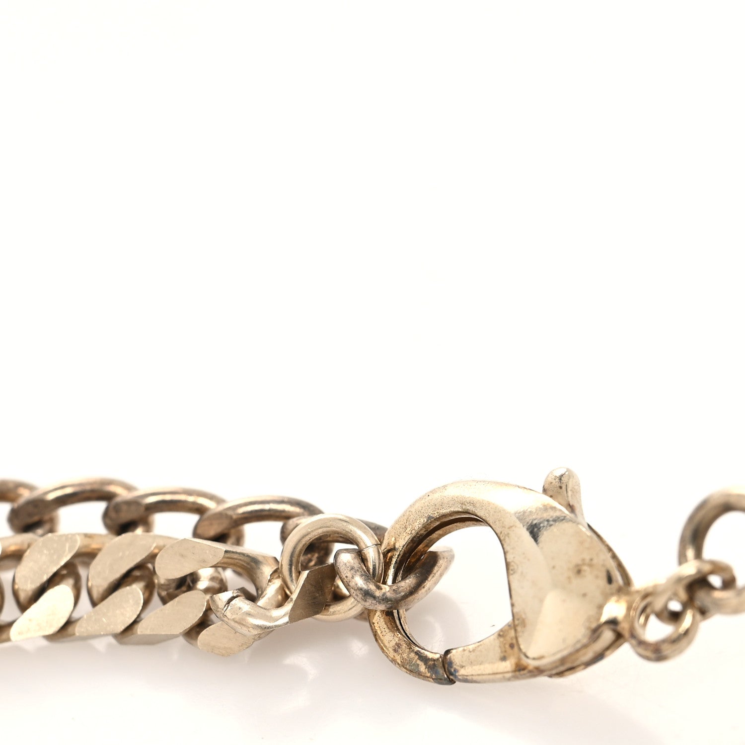 Chanel Pearl Crystal Beaded Chain CC Shell Belt Black 4 of 4