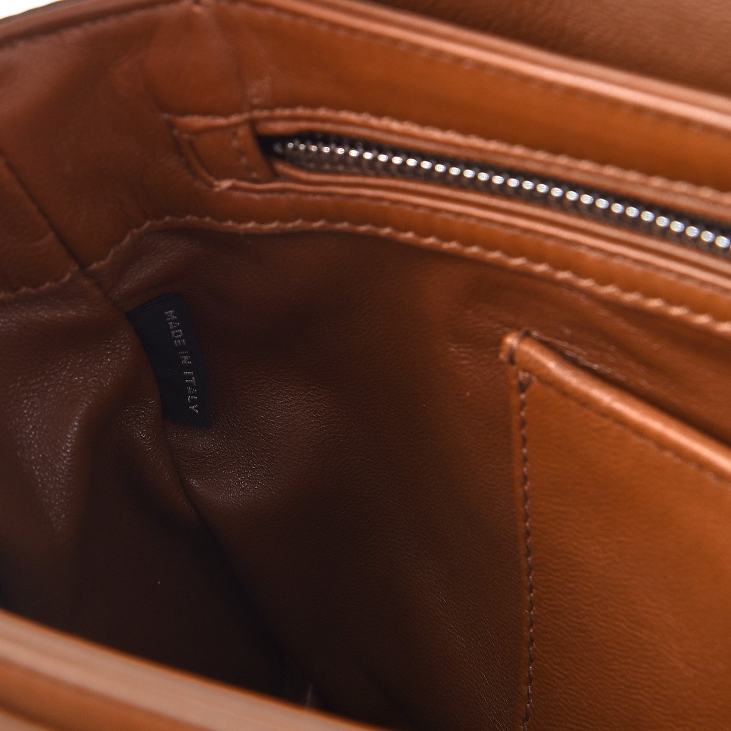 Nappa Matelasse Club Shoulder Bag Cannella