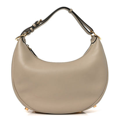 Fendi Vitello Grace Matte Small Fendigraphy Hobo Bag Nuvola 1 of 9