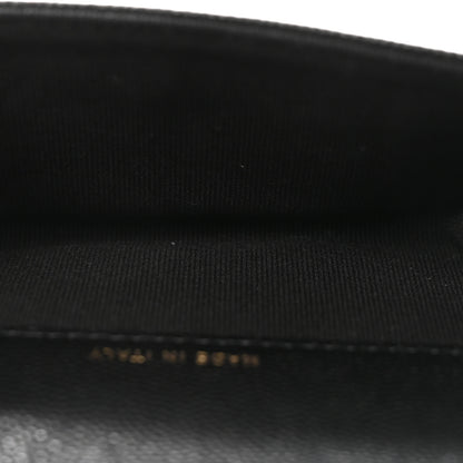 Chanel Caviar Quilted CC Flap Card Holder Black 5 of 9