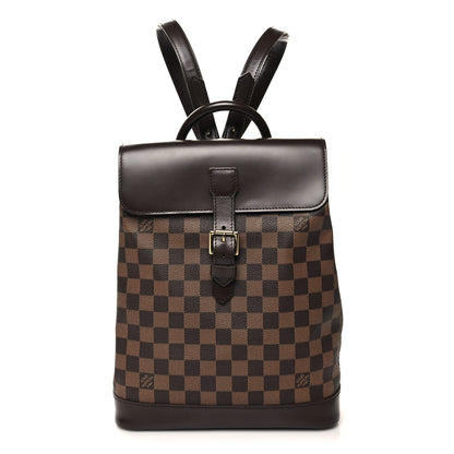 Louis Vuitton Damier Ebene Soho Backpack 1 of 10