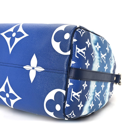 Louis Vuitton Monogram Escale Speedy Bandouliere 30 Blue 10 of 10