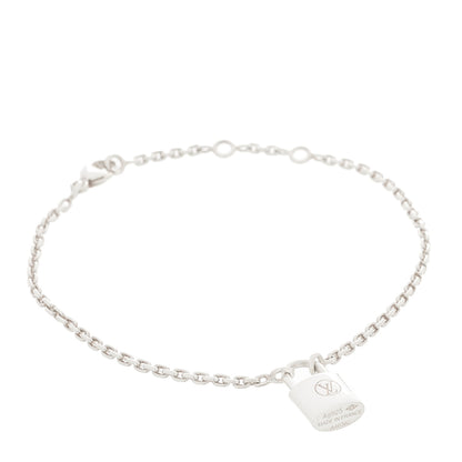 Louis Vuitton Sterling Silver Lockit Bracelet 1 of 3