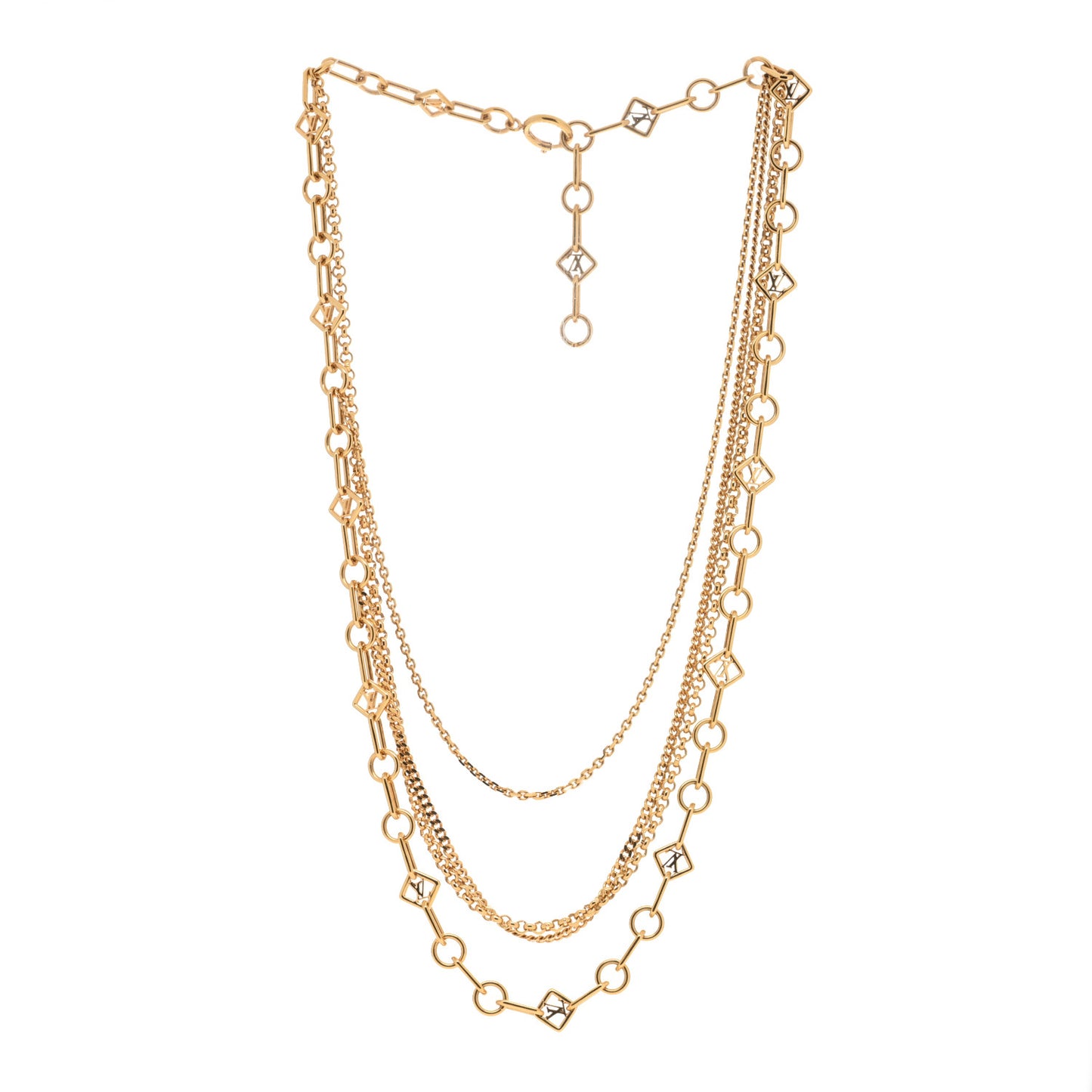 Collier Vegas Chain Necklace Gold