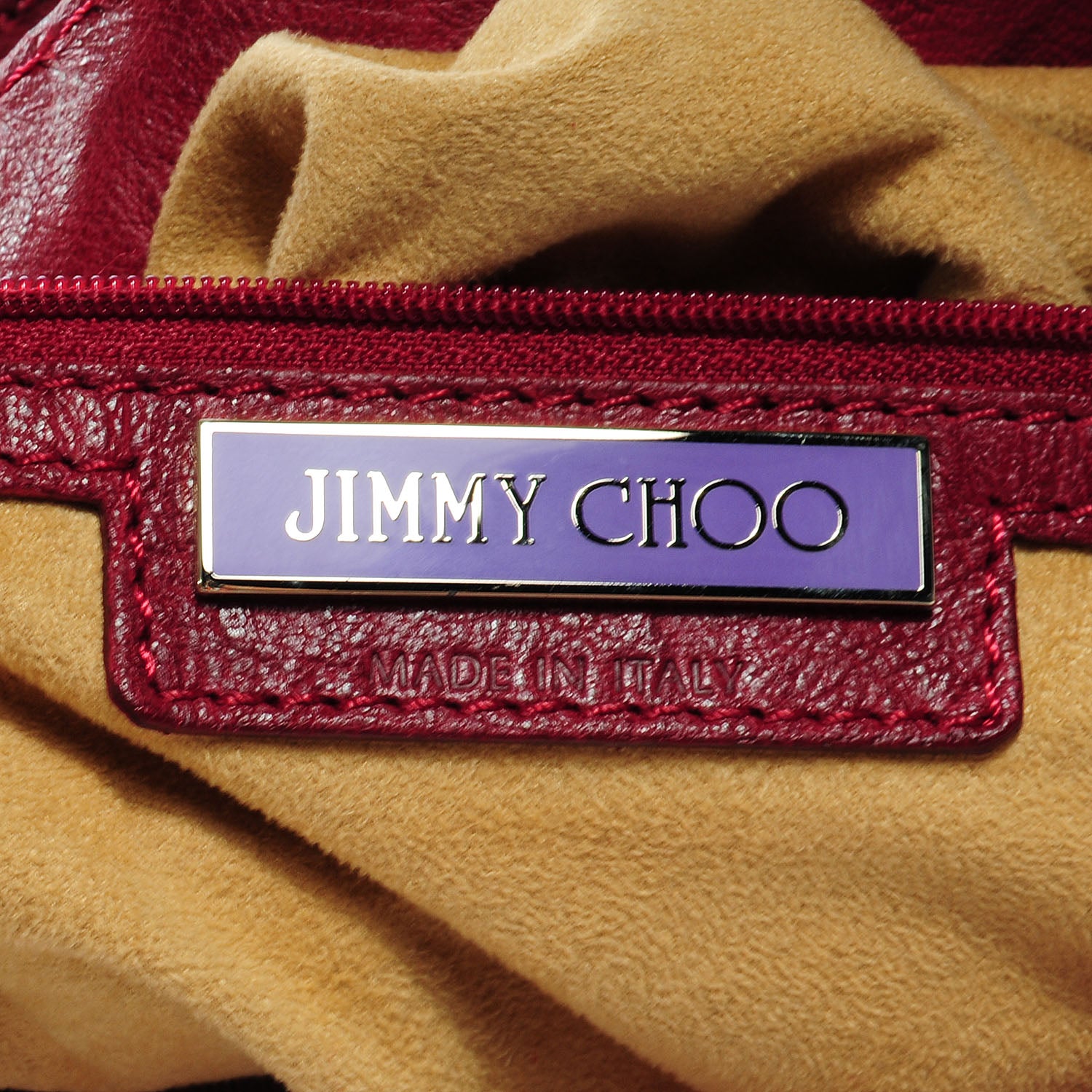 Jimmy Choo Leather XL Ramona Tote Red 5 of 9