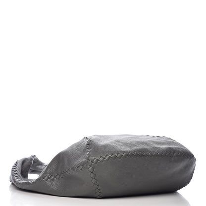 Bottega Veneta Cervo Deerskin Large Hobo Light Grey 4 of 11
