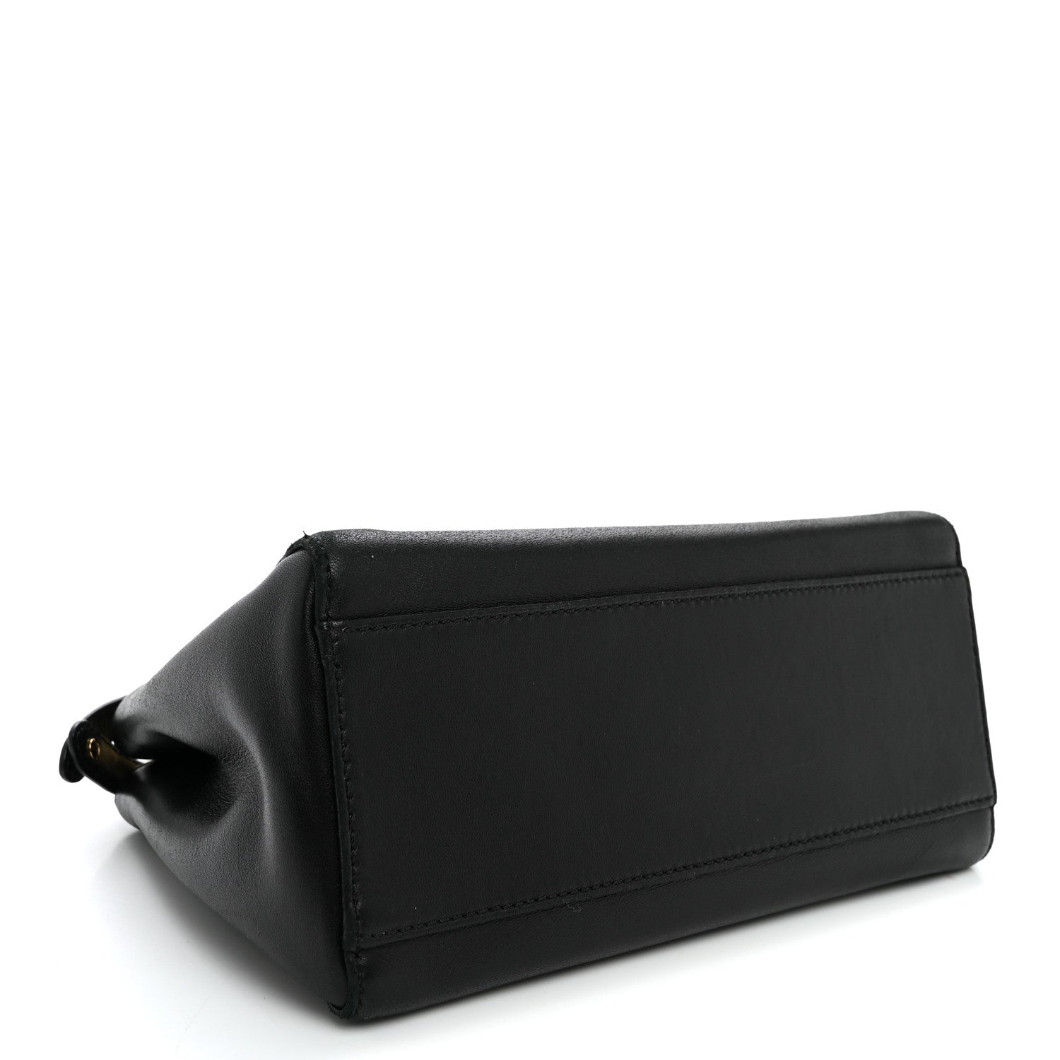 Fendi Nappa Mini Peekaboo Iconic Satchel Black 4 of 12
