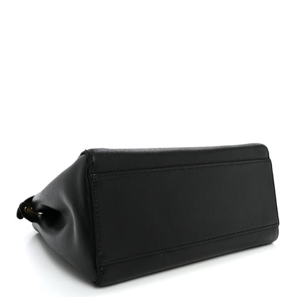 Fendi Nappa Mini Peekaboo Iconic Satchel Black 4 of 12