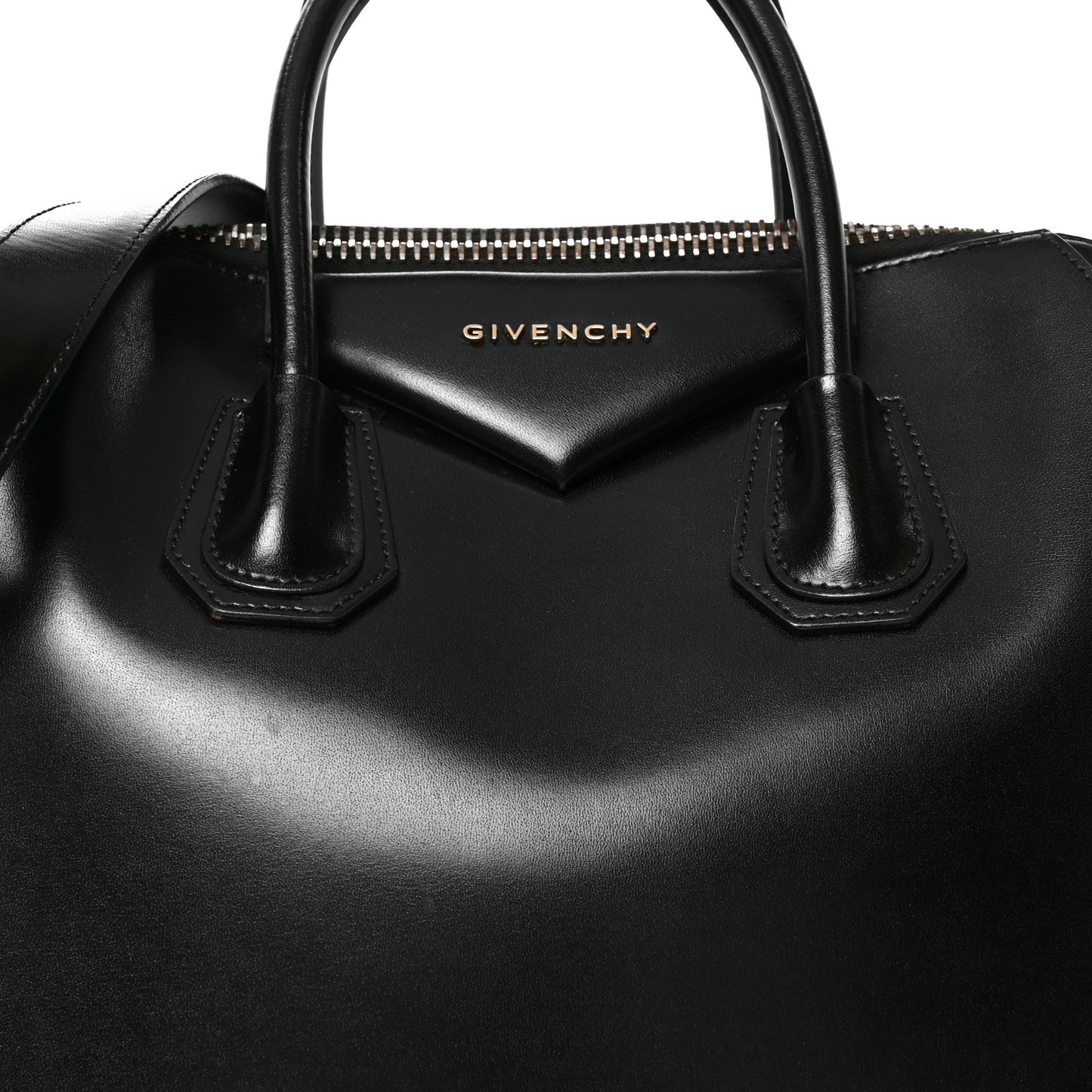 Shiny Lord Calfskin  Antigona Black