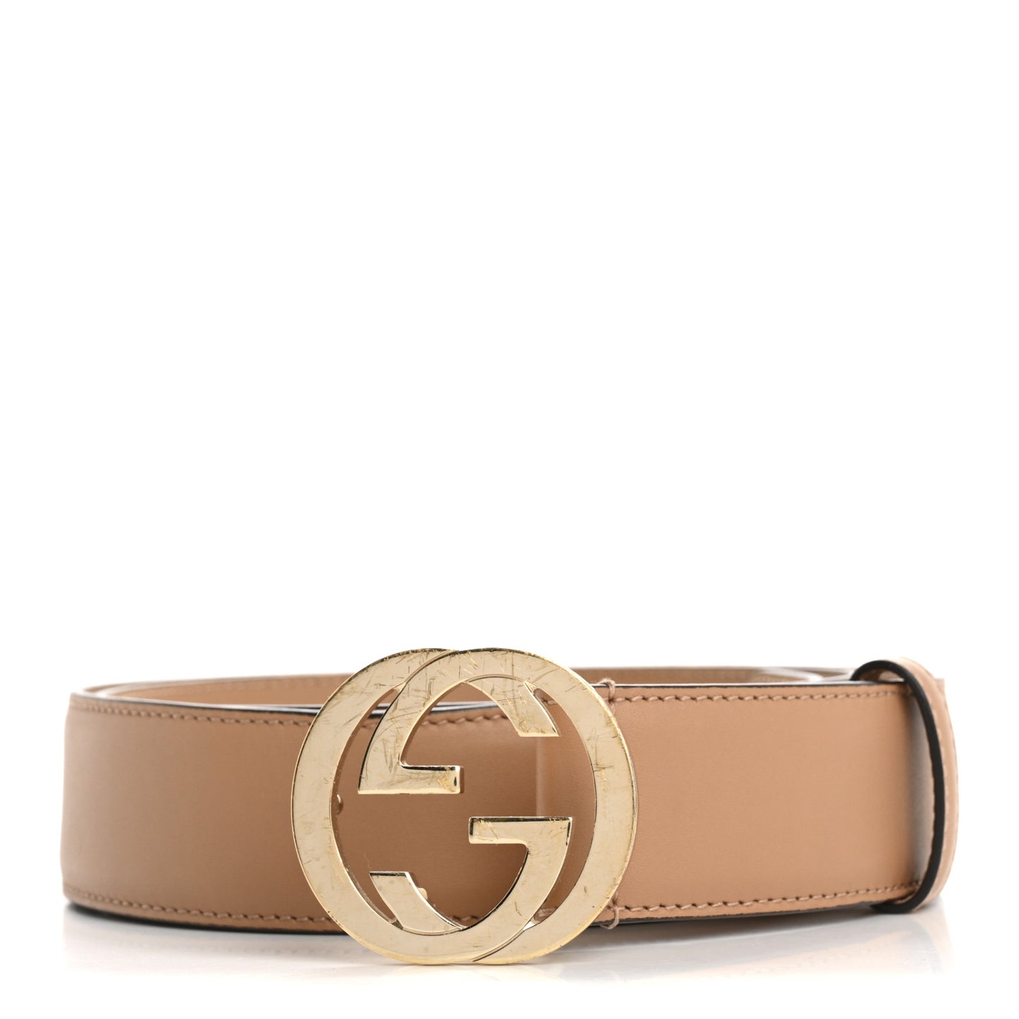 Calfskin Interlocking G 37mm Belt 95 38 Camelia