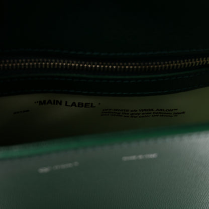 Off-White Saffiano Mini Binder Clip Bag Green 7 of 12