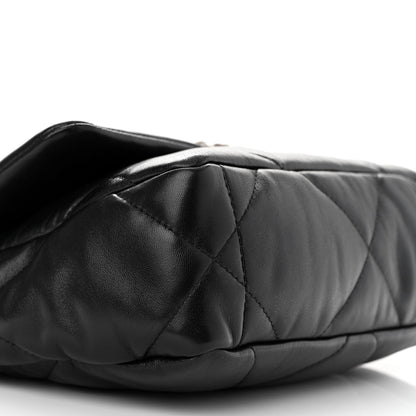 Chanel Lambskin Quilted Medium Chanel 19 Flap Black 9 of 12