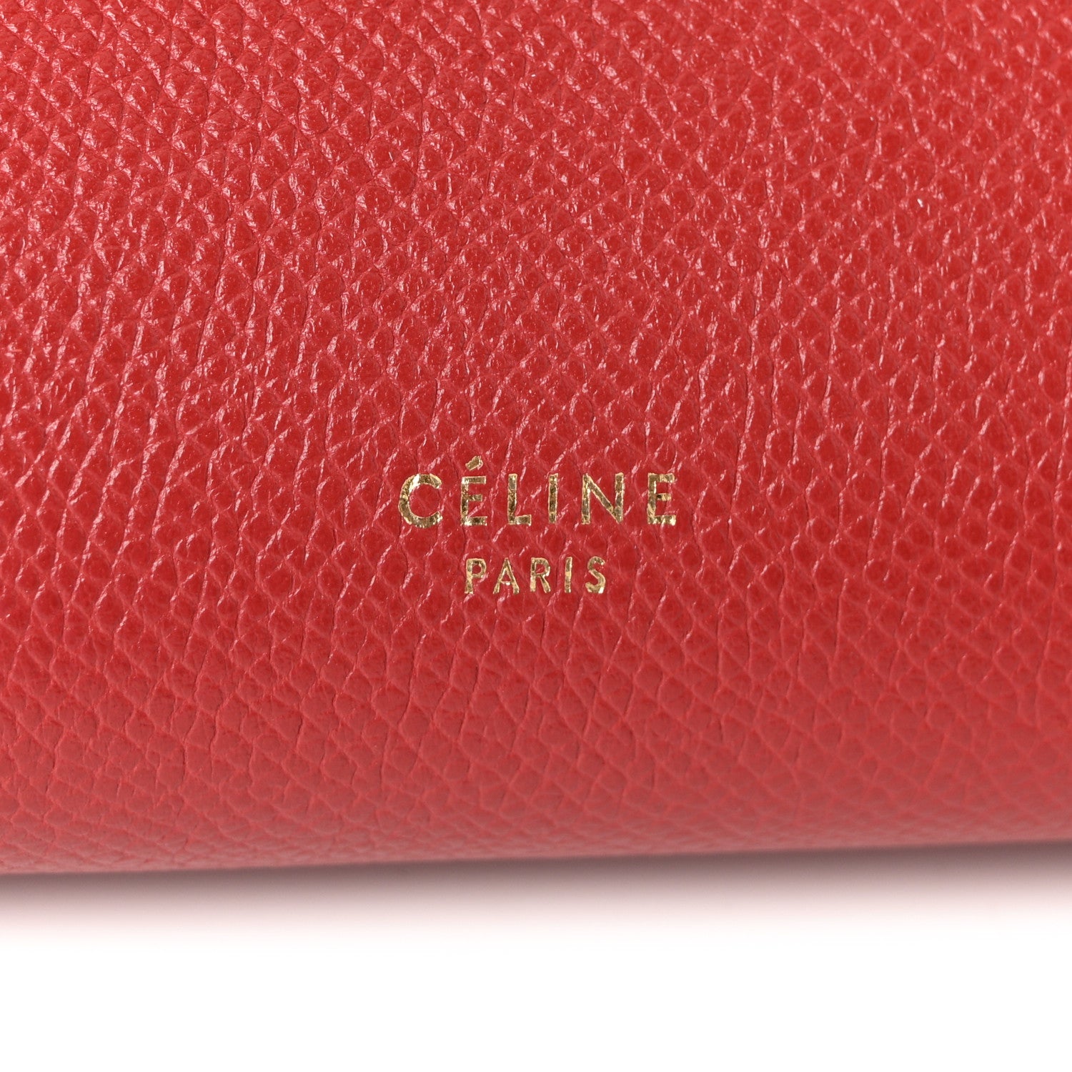 Celine Grained Calfskin Mini Belt Bag Coquelicot 5 of 9