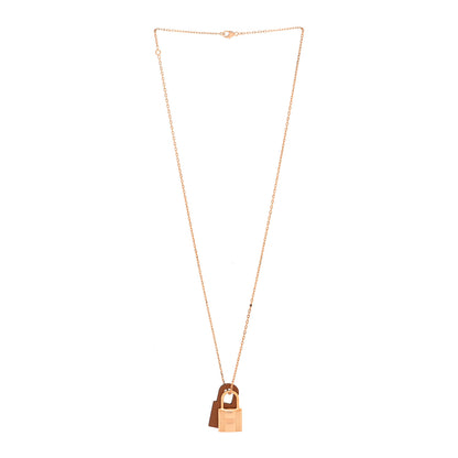 Hermes Swift O'Kelly Pendant Necklace Gold 3 of 5