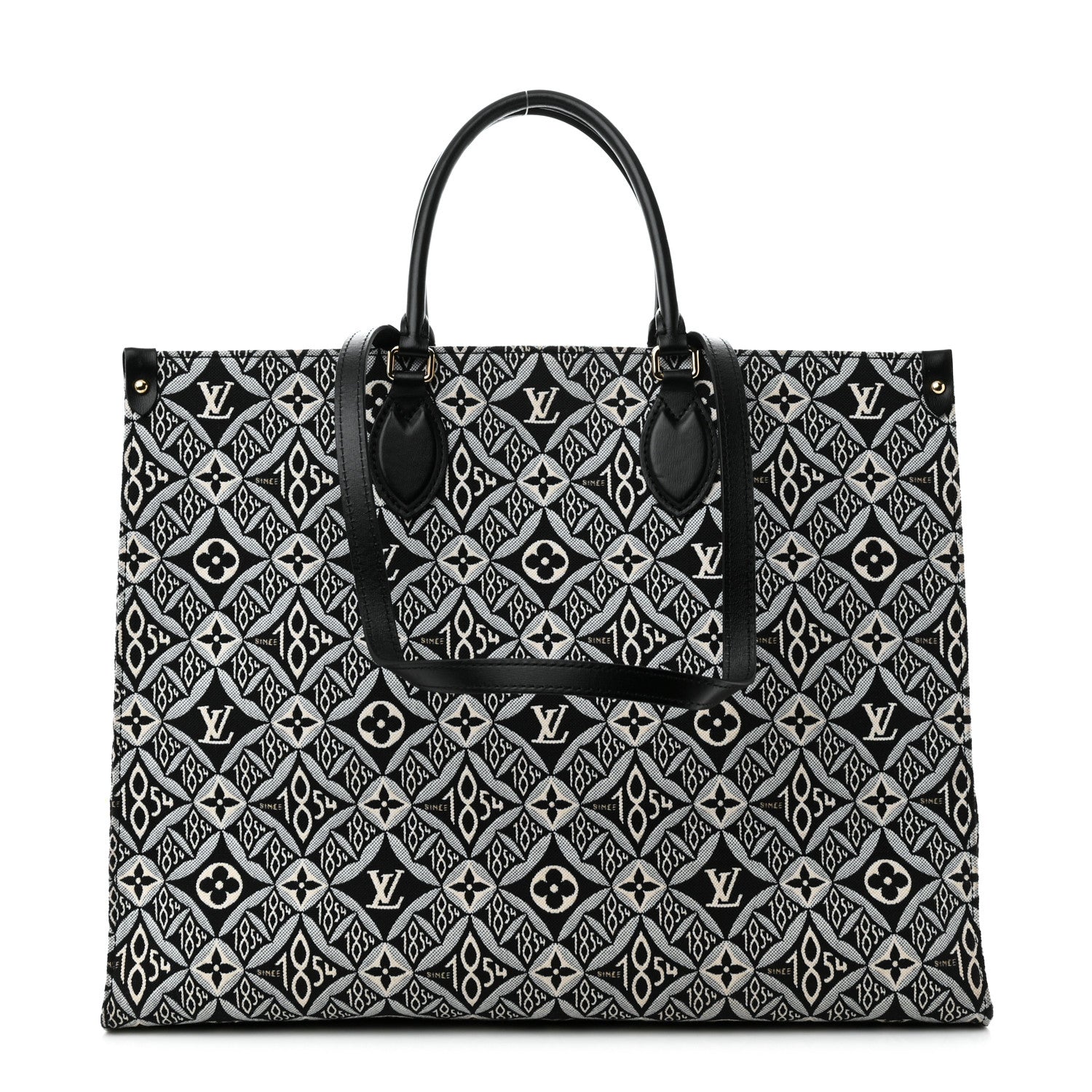 Louis Vuitton Jacquard Since 1854 Onthego GM Grey 1 of 10