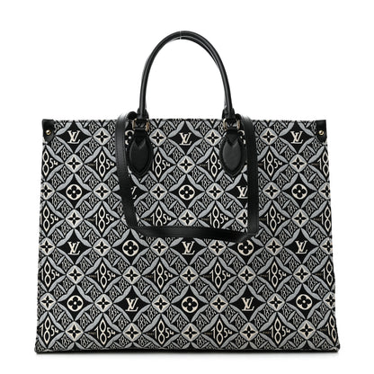 Louis Vuitton Jacquard Since 1854 Onthego GM Grey 1 of 10