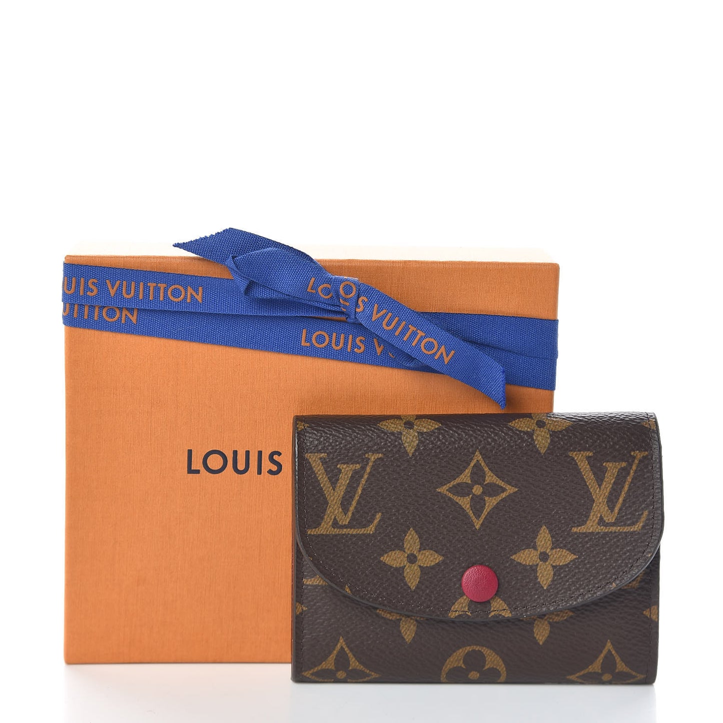 Monogram Rosalie Coin Purse Fuchsia