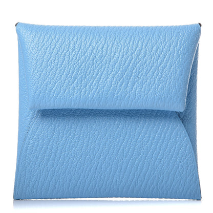 Hermes Chevre Mysore Bastia Coin Purse Celeste 1 of 8