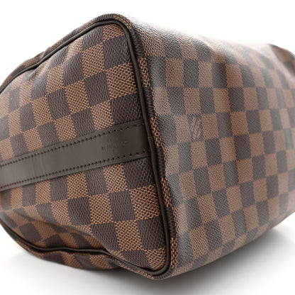 Louis Vuitton Damier Ebene Speedy Bandouliere 25 8 of 10