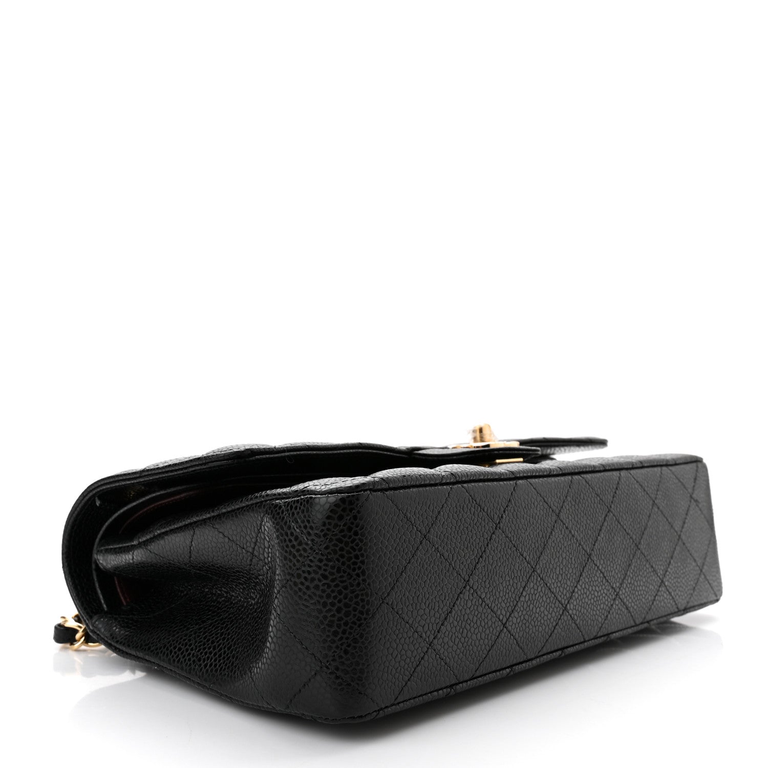 Chanel Caviar Quilted Medium Double Flap Black 4 of 12