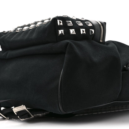 Saint Laurent Canvas City Studded Backpack Black 7 of 7