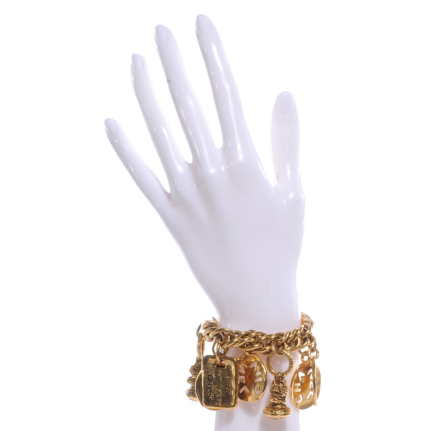 Chanel Bijoux Charm Bracelet Gold 2 of 6