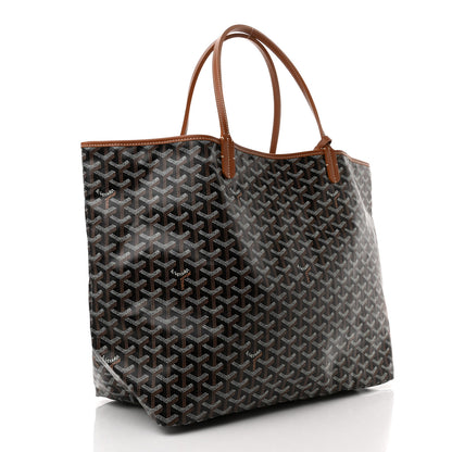 Goyard Goyardine Saint Louis GM Black Gold 4 of 10