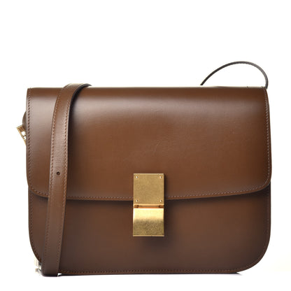 Celine Box Calfskin Medium Classic Box Flap Bag Camel 1 of 9