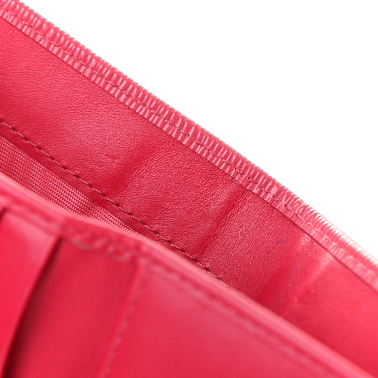 Prada Vitello Move Tri-Fold Compact Wallet Peonia 12 of 14