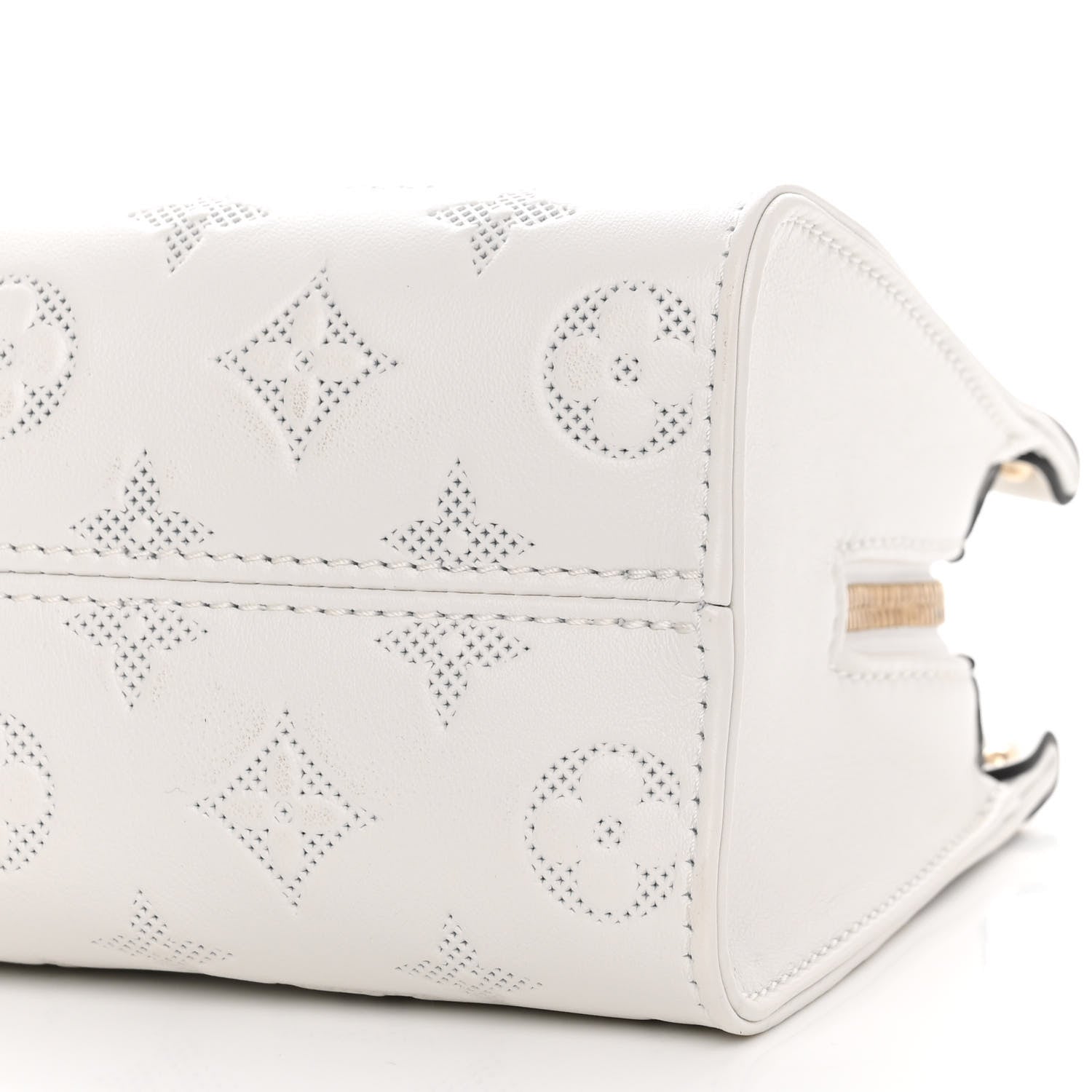 Louis Vuitton Calfskin Embossed Monogram OnTheGo East West White 11 of 11
