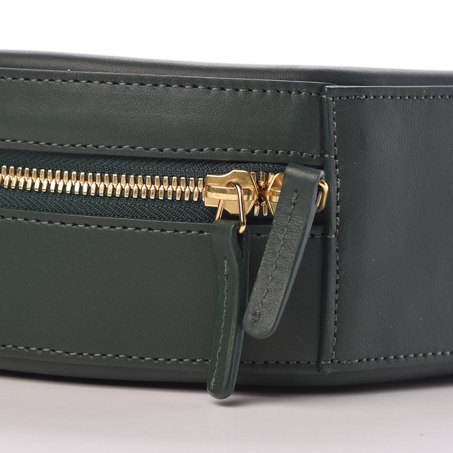 Calfskin Circle Bag Moss