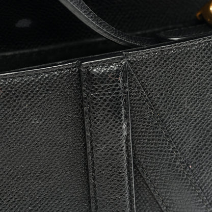 Christian Dior Grained Calfskin Mini Saddle Bag Black 11 of 11