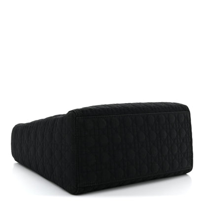 Christian Dior Nylon Cannage Large Lady Dior Black 4 of 10