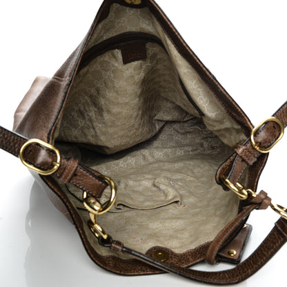 Gucci Calfskin Large Harness Hobo Maple Brown 5 of 12